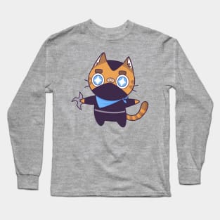 Ninja Kitten Long Sleeve T-Shirt